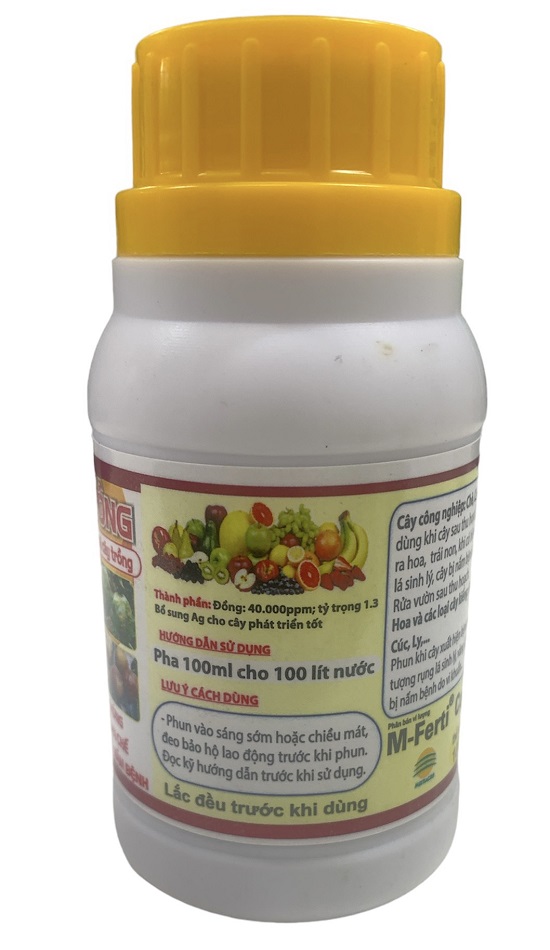 Chế Phẩm Nano Bạc Đồng - Chai 100ML Phòng và Xử Lý Nấm B.ệnh Cây Trồng Chuyên Dụng