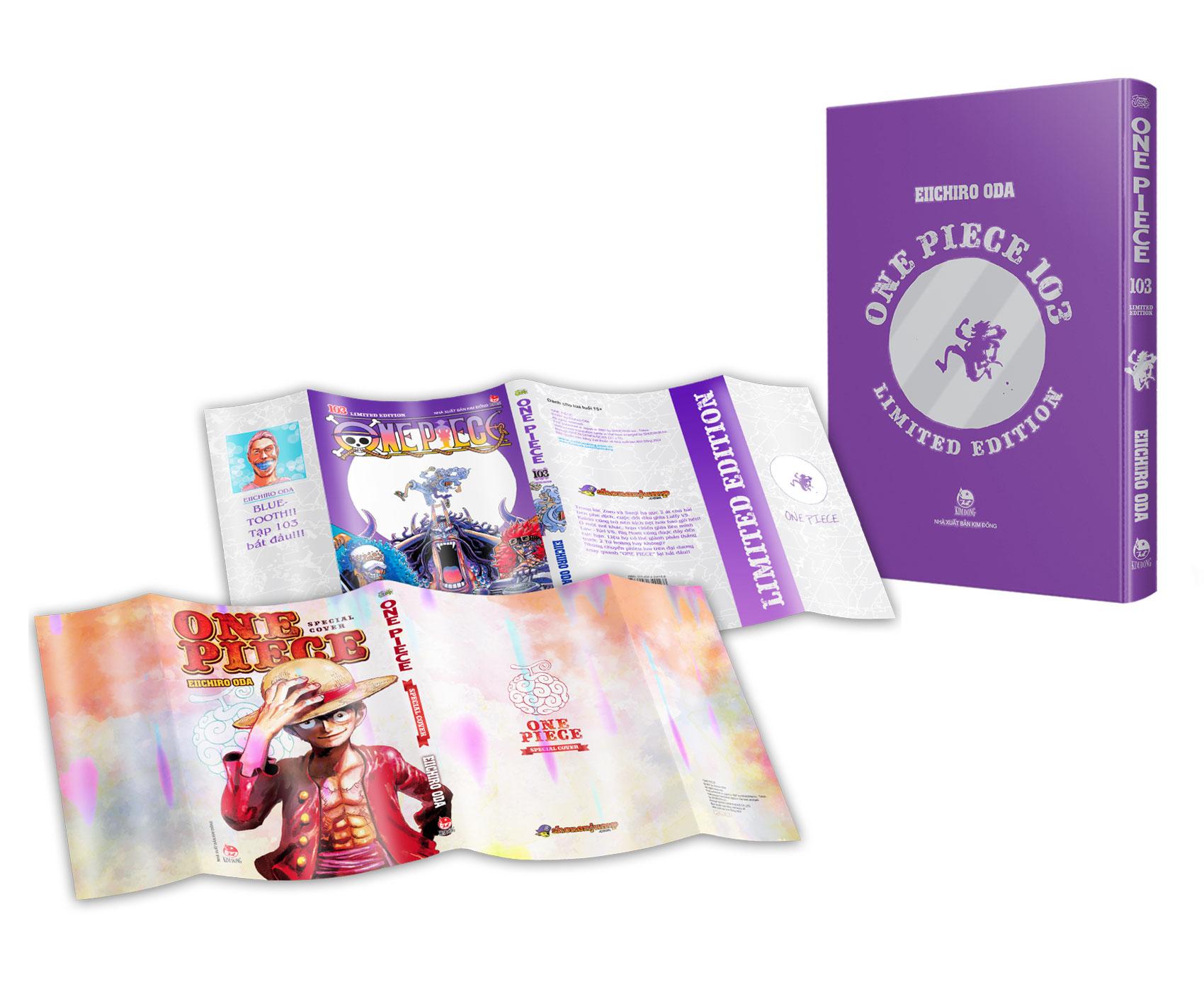 One Piece - Tập 103 - Chiến Binh Giải Phóng - Limited Edition - Bìa Cứng - Tặng Kèm Bìa Áo Hologram