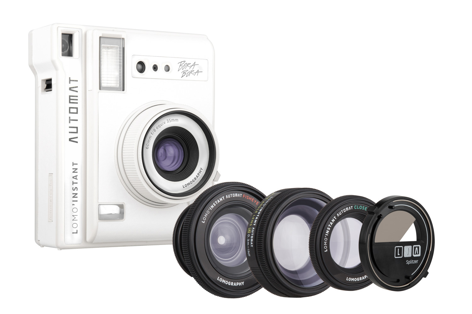 MÁY ẢNH CHỤP IN LIỀN LOMO INSTANT AUTOMAT &amp; LENSES MÀU BORA BORA (PIN MÁY, REMOTE) hàng chính hãng