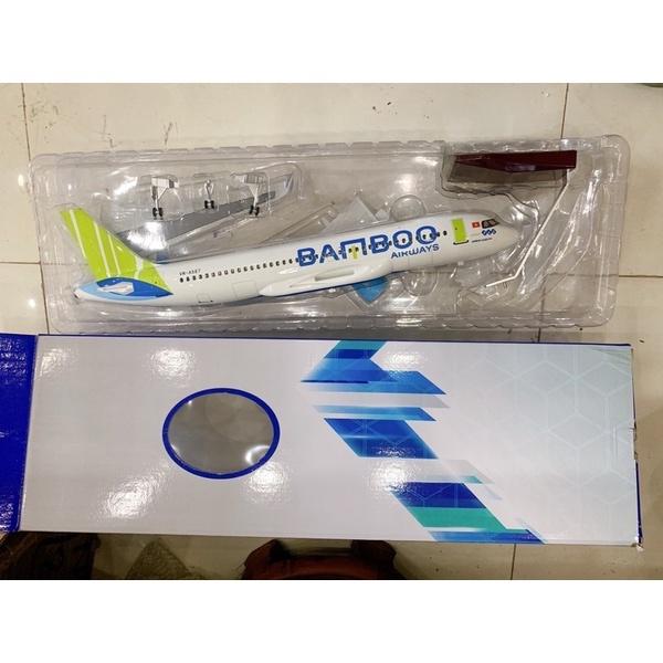 Máy Bay Lớn Có Đèn Led Có Bánh Xe 47cm