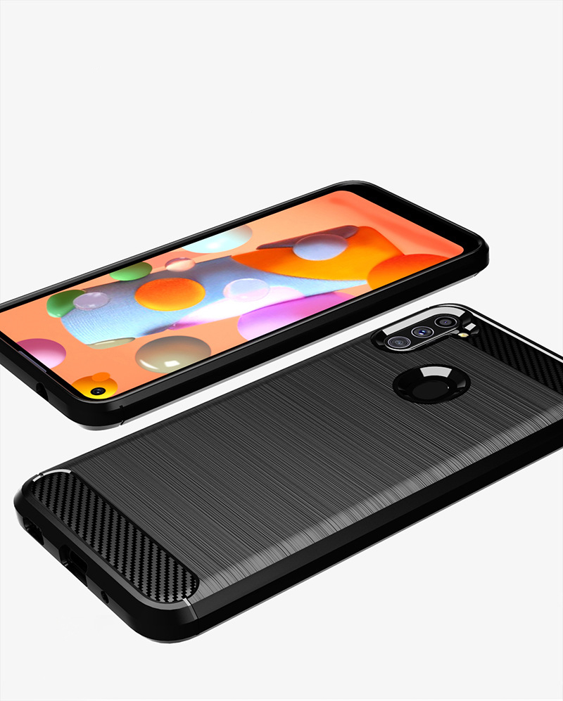 Ốp Lưng Chống Sốc Vân Cabon Dành Cho Điện Thoại Samsung Galaxy A11