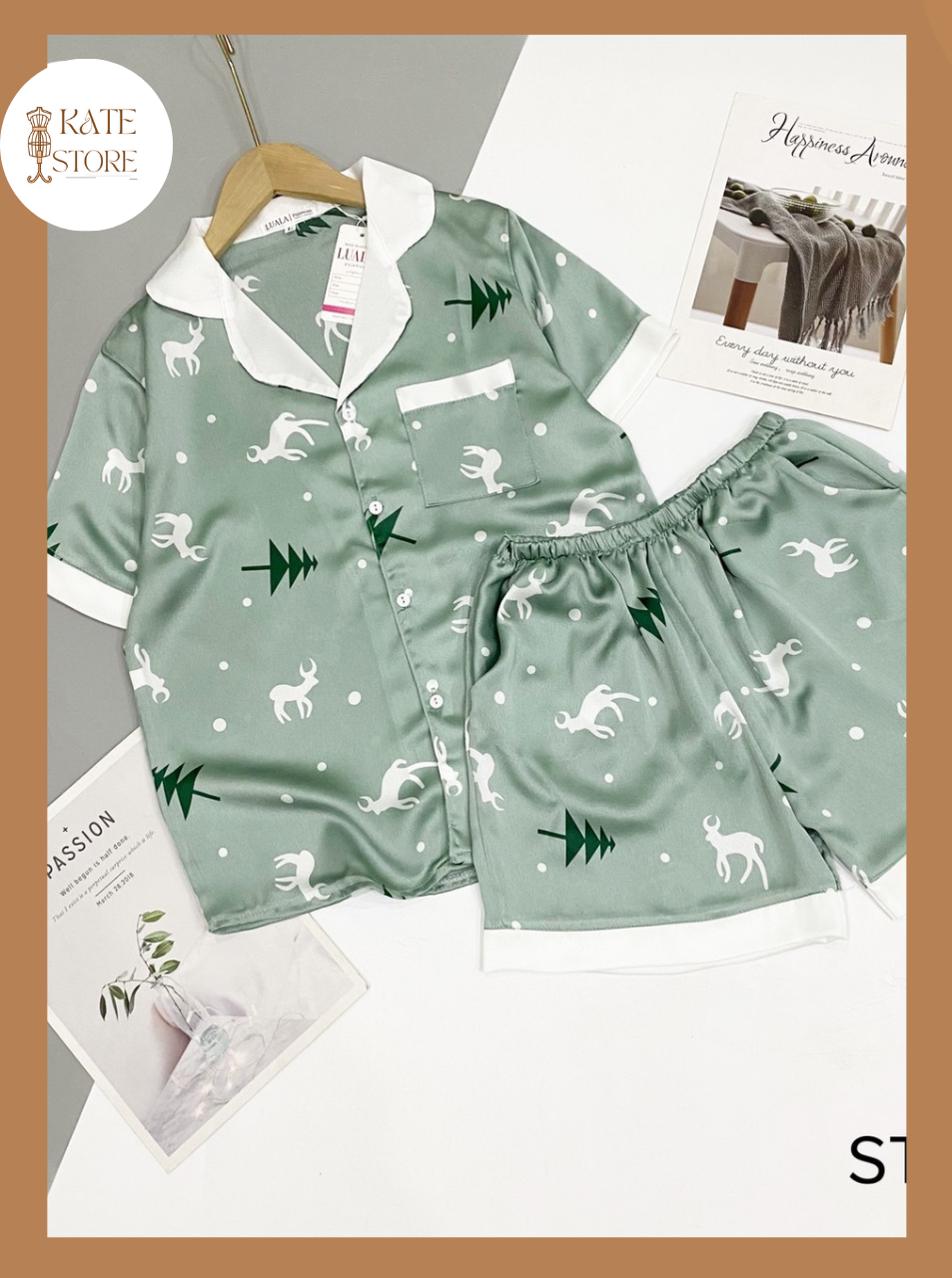 PIJAMA ĐỒ BỘ MẶC NHÀ NỮ, TAY NGẮN QUẦN CỘC, LỤA MANGO, LATIN, SATIN, TƠ TẰM CAO CẤP, HỌA TIẾT XINH XẮN PHỐI CỰC DỄ THƯƠNG, ĐÁNG YÊU