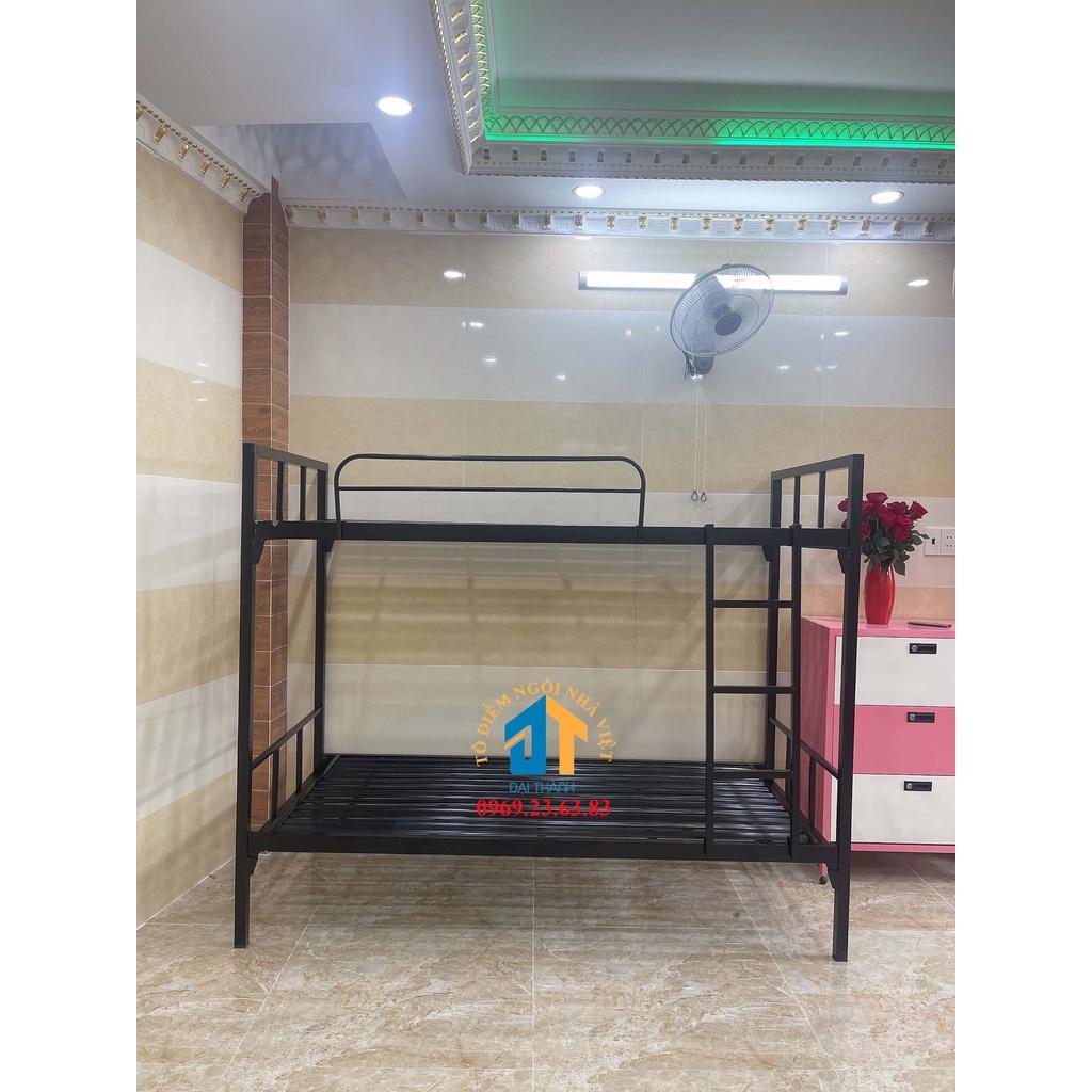 Giường sắt hai tầng cho sinh viên 0,8mx2m - Đại Thành
