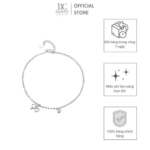 Lắc Tay Danny Jewelry Bạc 925 Xi Rhodium Dây Bi Đính Phụ Kiện LACY76