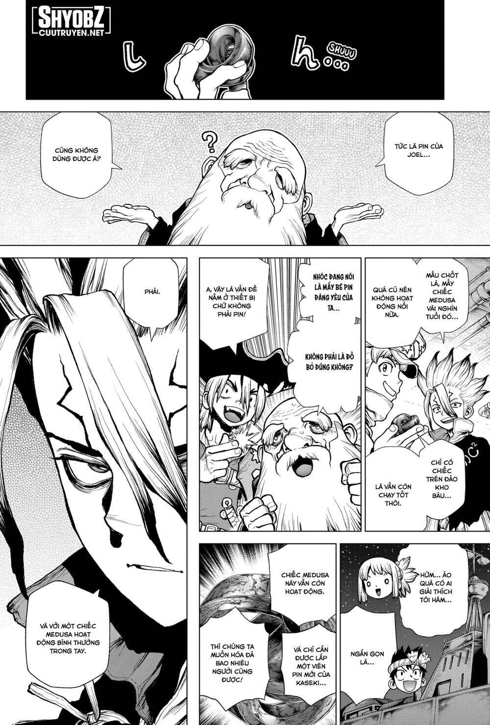 dr.stone - hồi sinh thế giới chapter 209 19