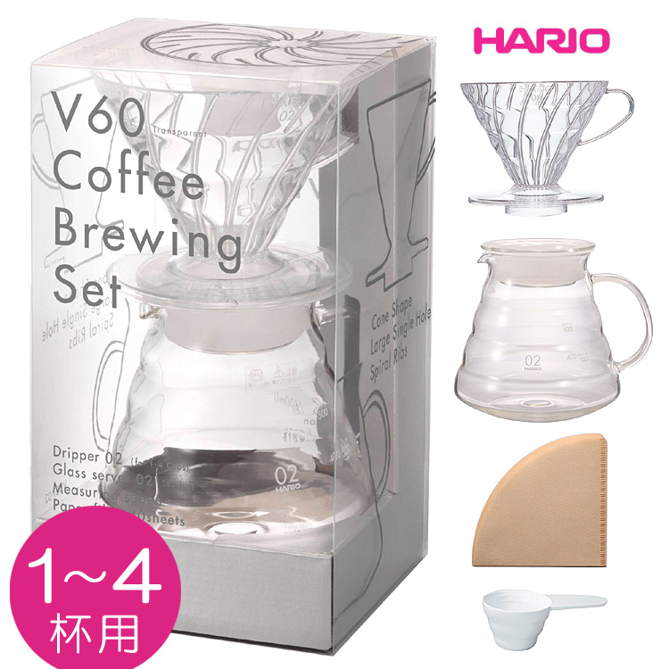 Bộ pha chế cà phê Hario V60 Brewing Set