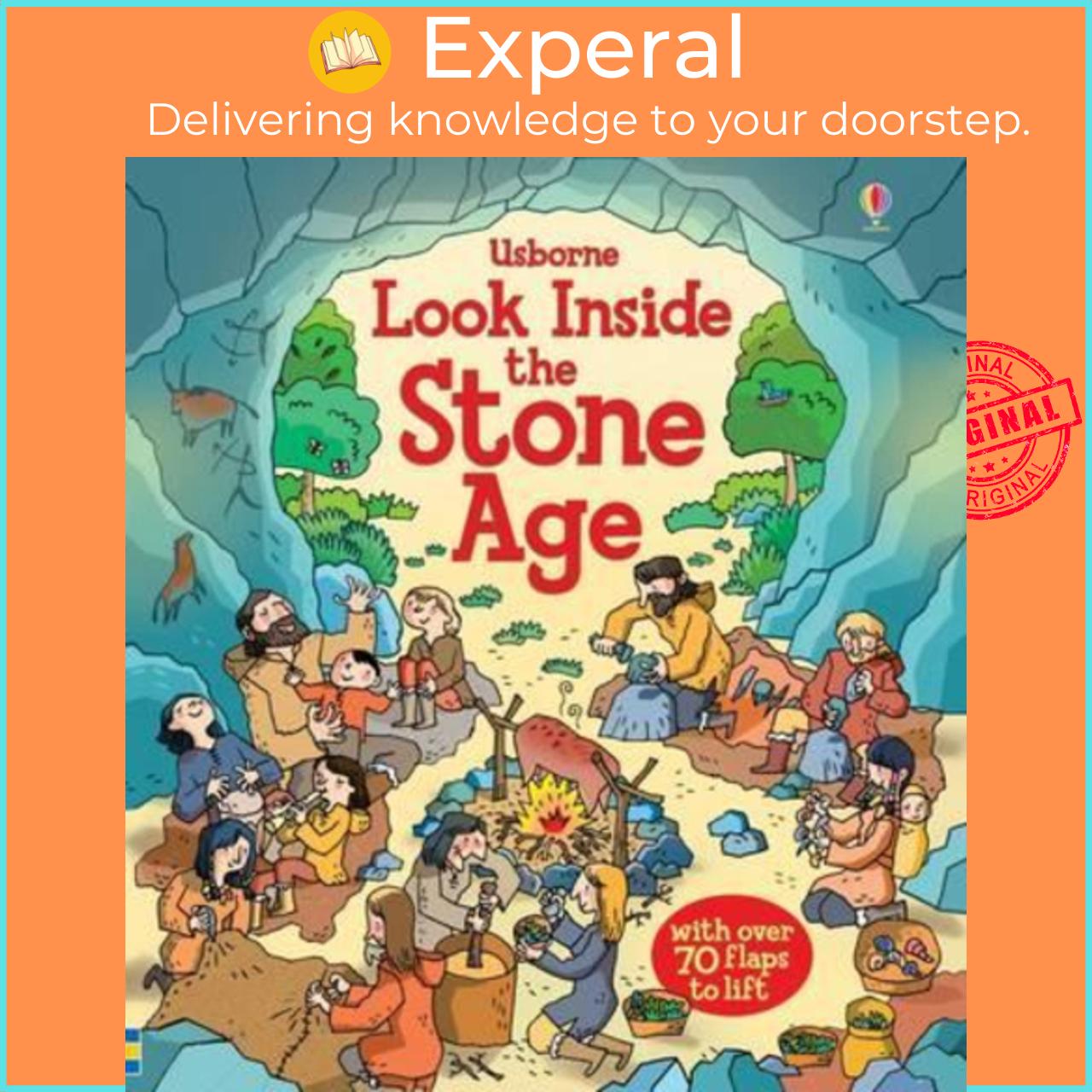 Sách - Look Inside the Stone Age by Abigail Wheatley