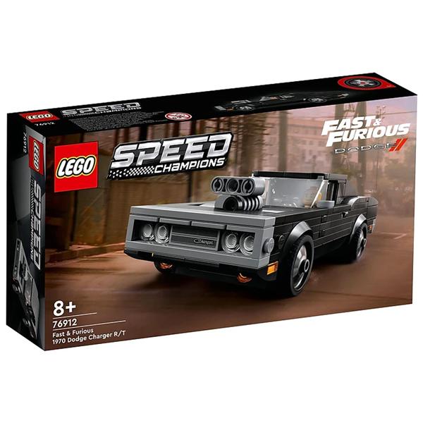 Đồ Chơi Lắp Ráp Siêu Xe Fast &amp; Furious 1970 Dodge Charger R/T - Lego Speed Champions 76912 (345 Mảnh Ghép)