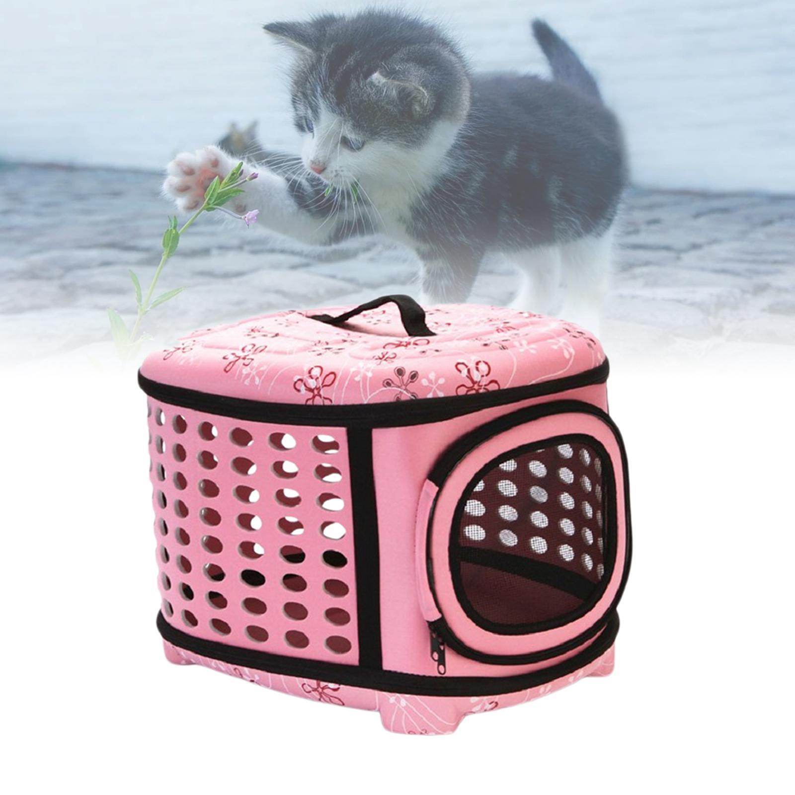 Folding Pet Dog Cat Carrier Kittten Puppy Backpack Bag Comfortable to Wear