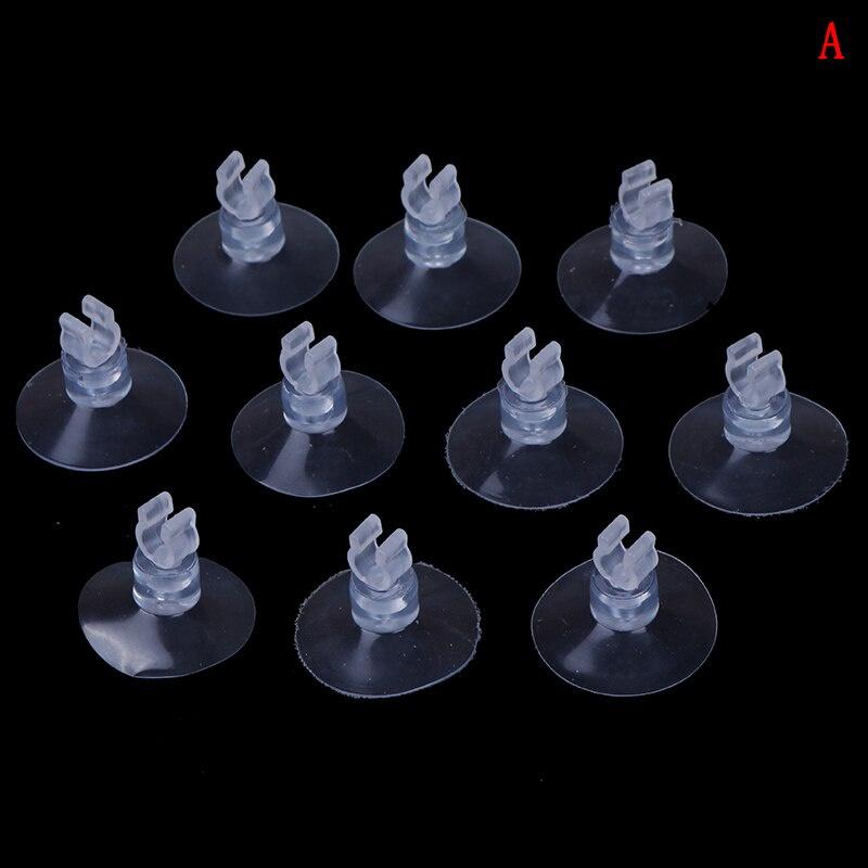 10pcs Aquarium Sucker Suction Cup For 4mm Air Line Pipe Tube Wire Holder Used Sucker For Glass Surface Fish Supples