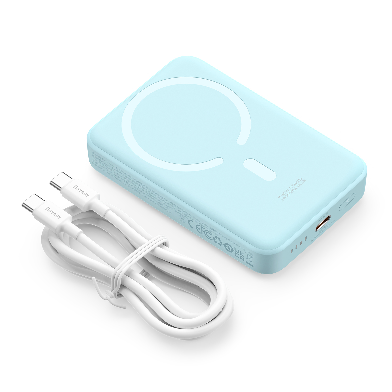 Pin Dự Phòng Không Dây Tích Hợp Nam Châm OS-Baseus Magnetic Mini Wireless Fast Charge Power Bank 10000mAh 30W