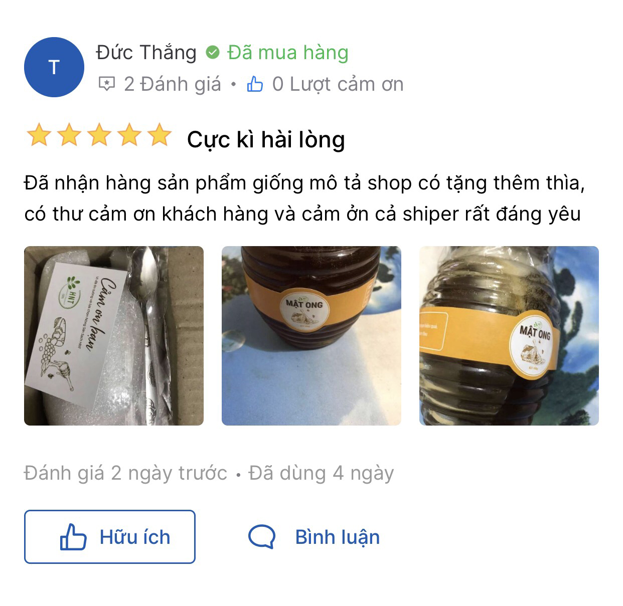 Mật ong nguyên chất HNT 450g, Không đóng đường, 100% tự nhiên hoa nhãn, Không chất bảo quản, Sản phẩm chính hãng, Shop uy tín