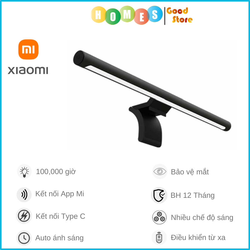 Hình ảnh Đèn Treo Màn Hình XIAOMI Mijia Display Hanging Lamp, Điều Chỉnh Ánh Sáng Bảo Vệ Mắt, Nhiều Chế Độ Ánh Sáng, Kết Nối App - Hàng Chính Hãng