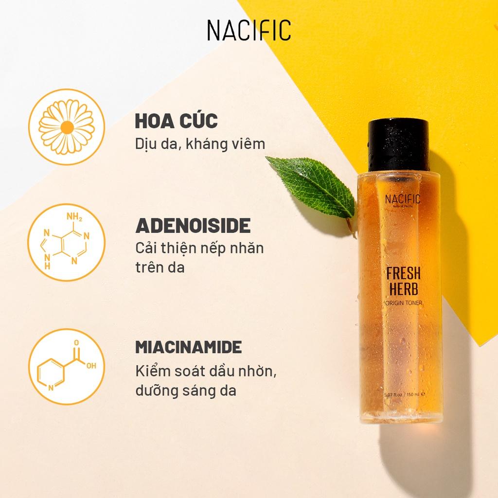 Nước hoa hồng chống lão hóa Nacific Fresh Herb Origin Toner 150ml