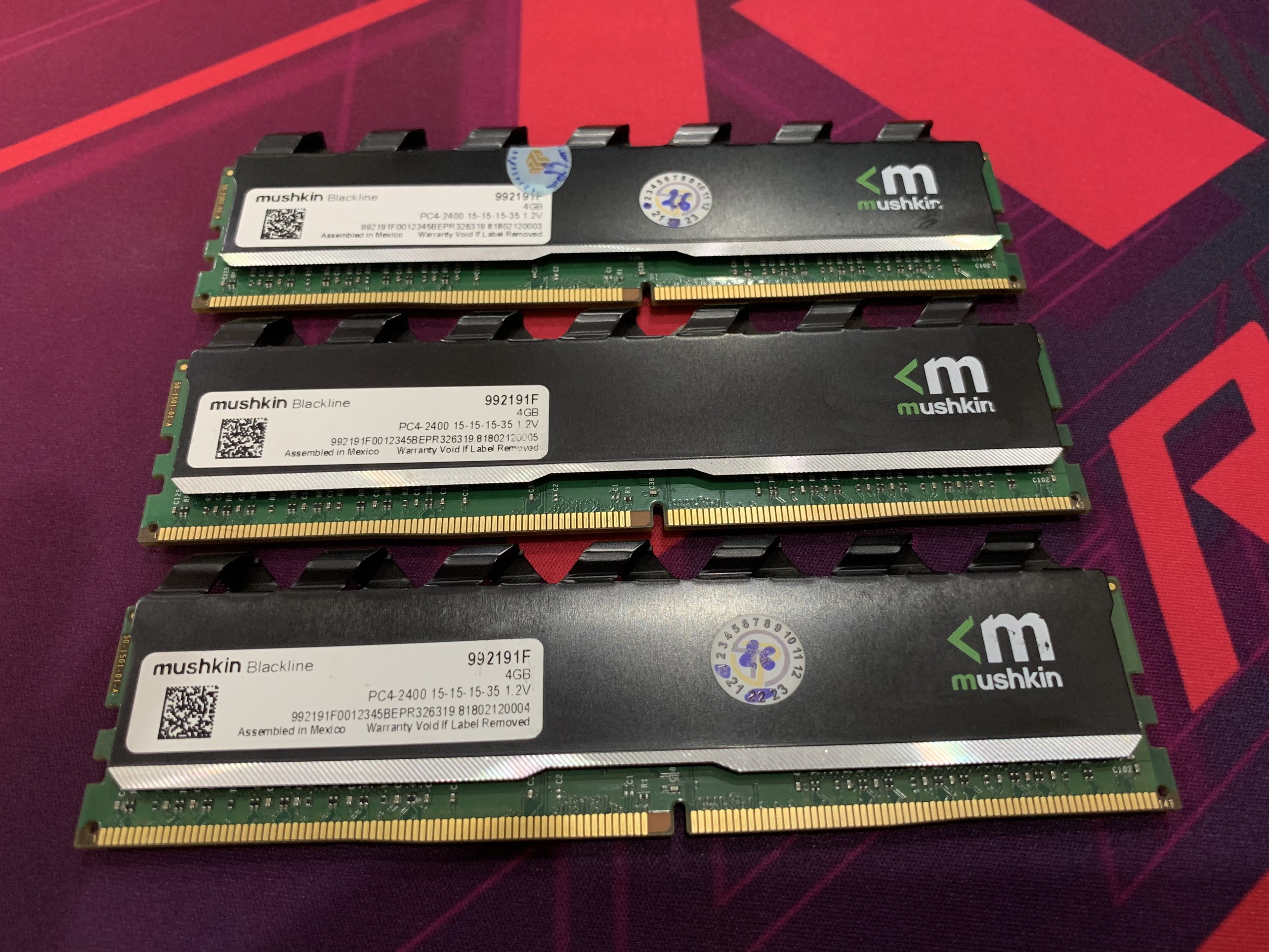 Ram Mushkin Blackline 4GB DDR4 Bus 2400MHz Cas 15 - Hàng chính hãng