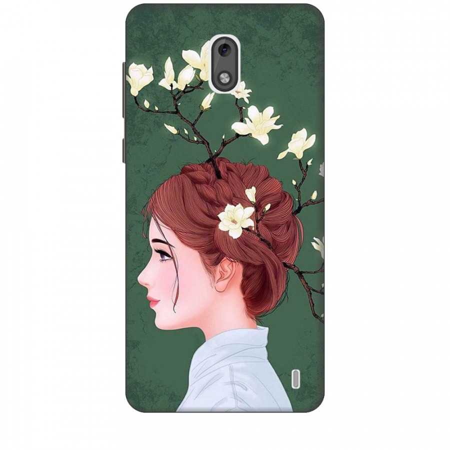 Ốp lưng dành cho điện thoại NOKIA 2 Cô Gái Tóc Hoa