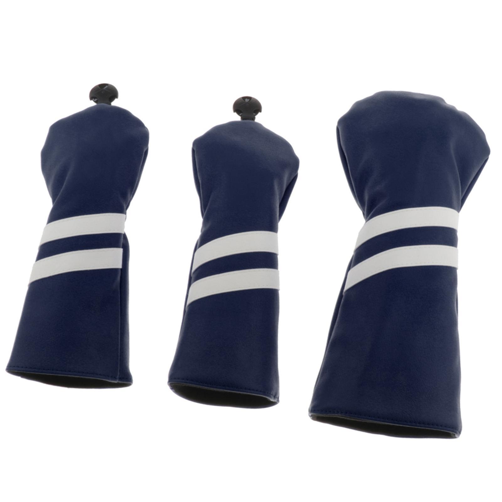 6x PU Golf wood top Cover 400cc Driver Hybrid  Golfing Gear