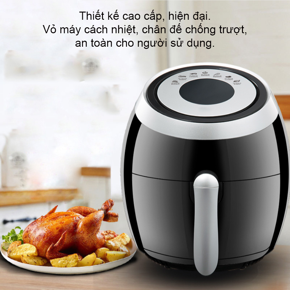 Nồi chiên không dầu công nghệ TBS, công suất 1500W, dung tích 5.5L 