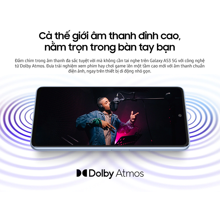 Điện thoại Samsung Galaxy A53 5G - Hàng chính hãng