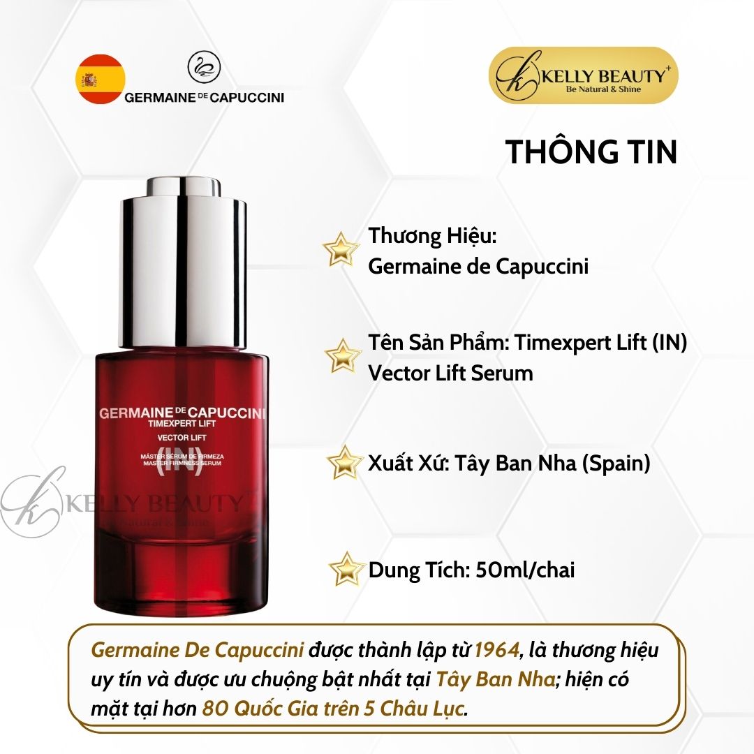 Huyết Thanh Nâng Cơ Trẻ Hóa Da GERMAINE TIMEXPERT LIFT Vector Lift Serum | Kelly Beauty