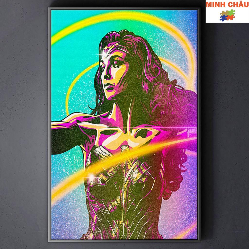 Tranh Canvas | Tranh treo tường trang trí SIÊU ANH HÙNG - WONDER WOMEN 18