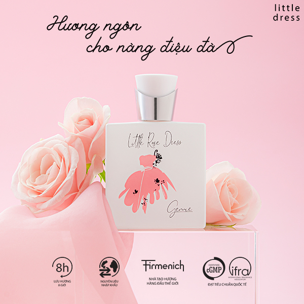 Nước Hoa Nữ Gennie Little Rose Dress 50ml Chính Hãng