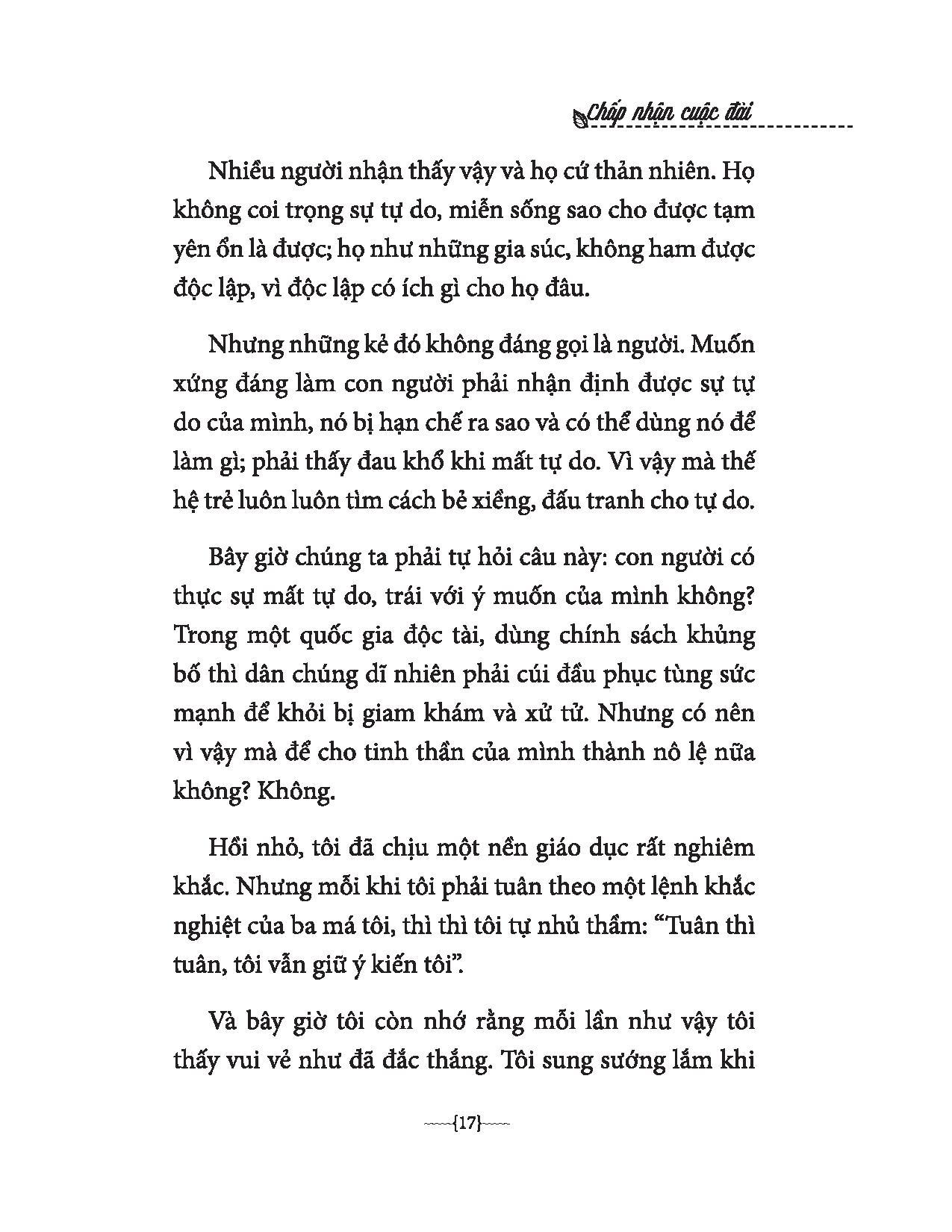 Chấp Nhận Cuộc Đời