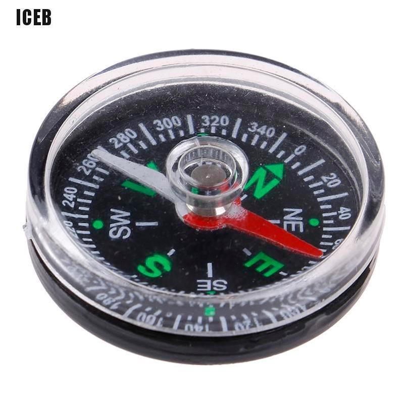 iceb 30mm Mini Compass Camping Hiking Outdoor Travel Navigation Wild Survival Tool
