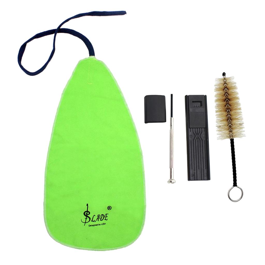 5-in-1 Cleaning Kit Parts for Flute Sax Saxophone Woodwind Instruments