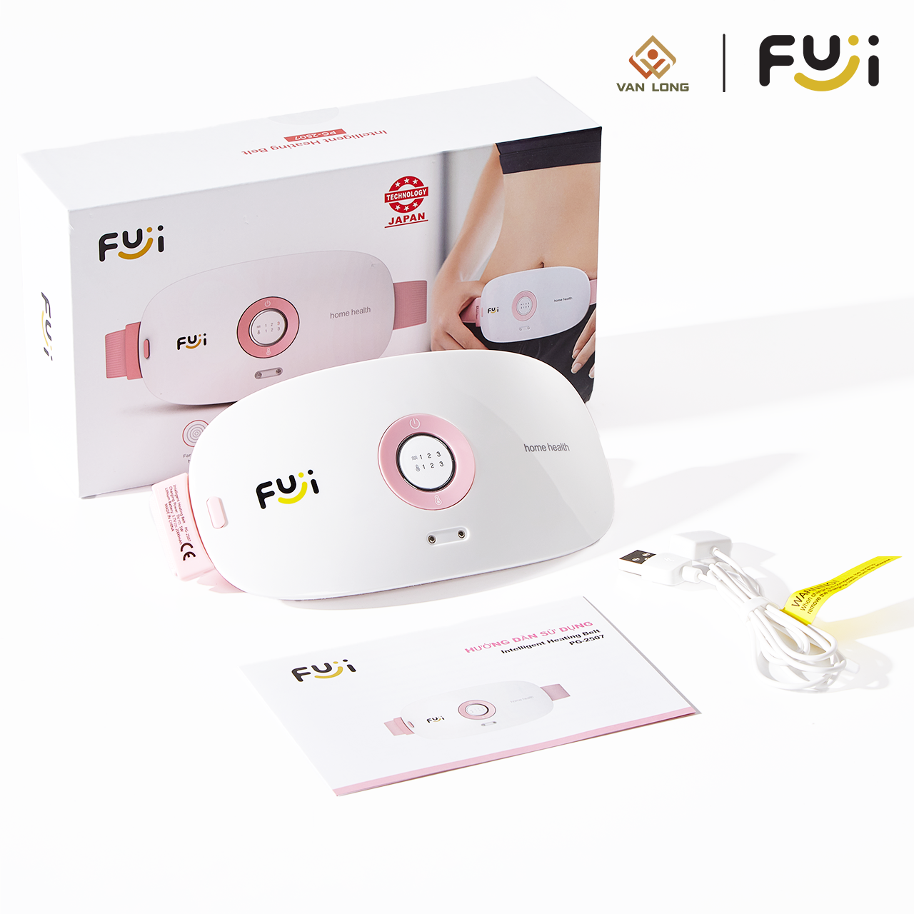 Máy massage làm ấm bụng nữ, Giảm đau bụng kinh, thư giãn | Fuji PG-2507