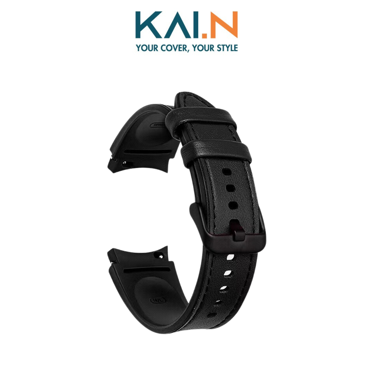 Dây Da Kai.N Classic Hybrid Leather Dành Cho Galaxy Watch 4/ Galaxy Watch 5/ Galaxy Watch 5 Pro - Hàng Chính Hãng