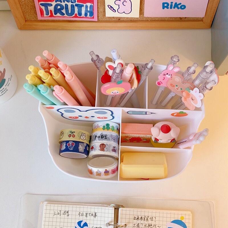 Kệ để bàn đựng bút, mỹ phẩm, đồ dùng 6 ngăn