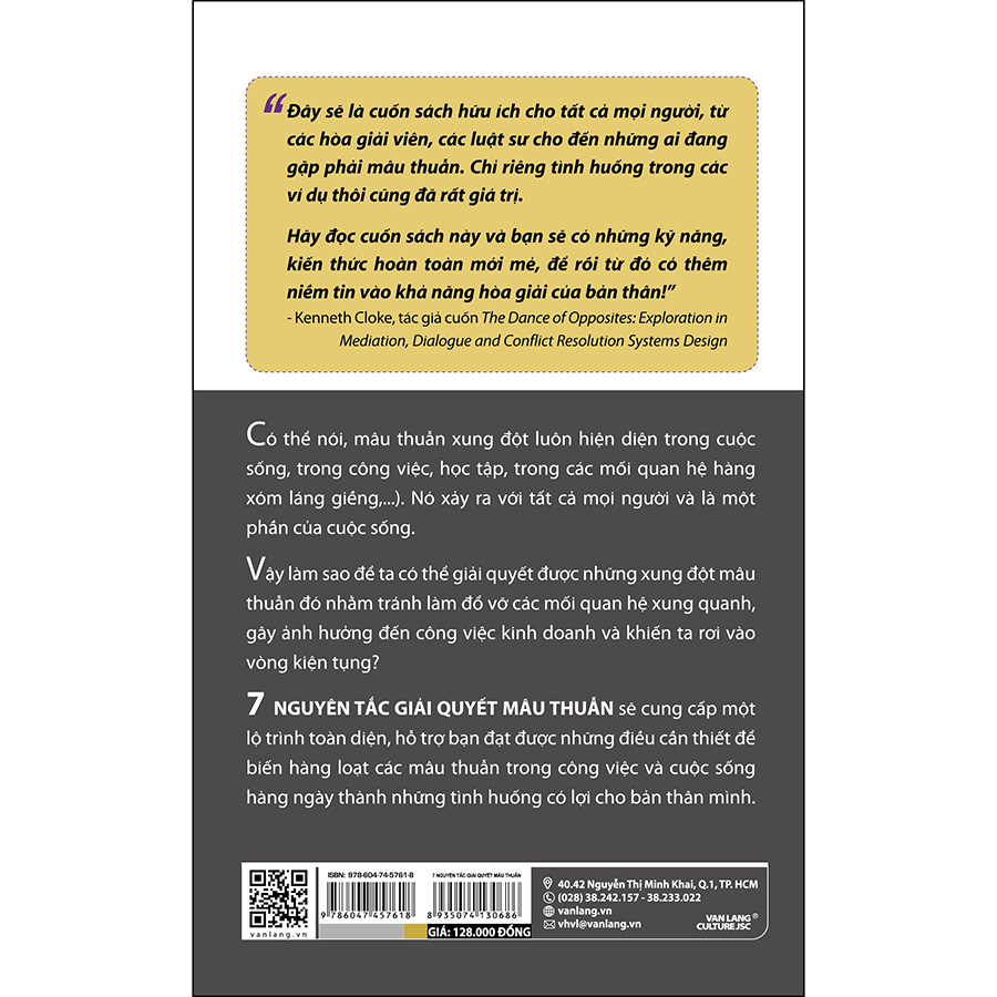 7 Nguyên Tắc Giải Quyết Mâu Thuẫn
