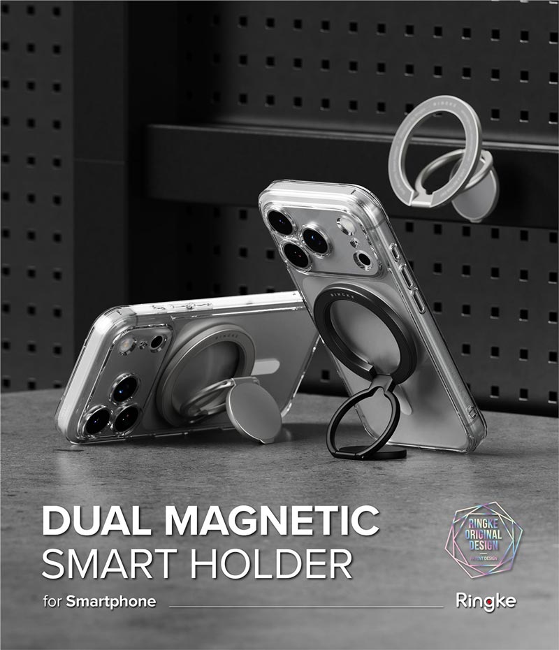 Giá đỡ từ tính RINGKE Dual Magnetic Smart Holder - Hàng Chính Hãng