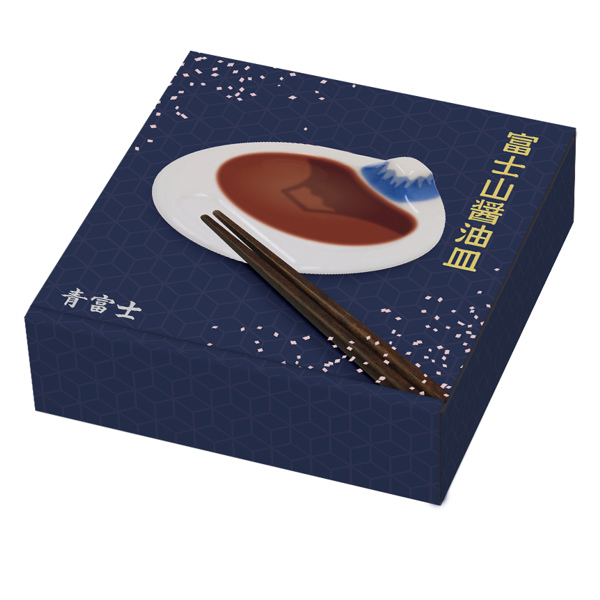 Đĩa nước tương núi Phú Sĩ xanh Nội địa Nhật Bản