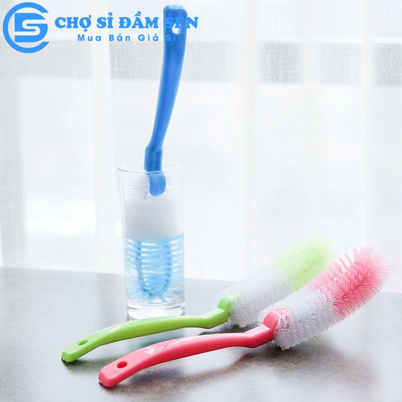 Cọ rữa bình sữa rữa ly CÁN DÀI bàn chải cứng dễ dàng vệ sinh bình giữ nhiệt