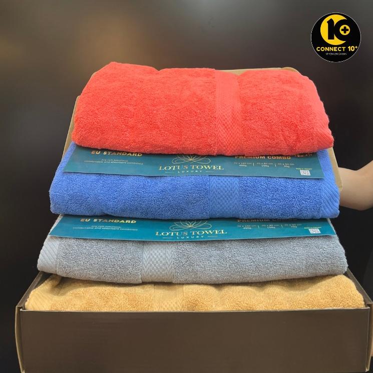 khăn tắm Lotus Towel cotton kháng khuẩn