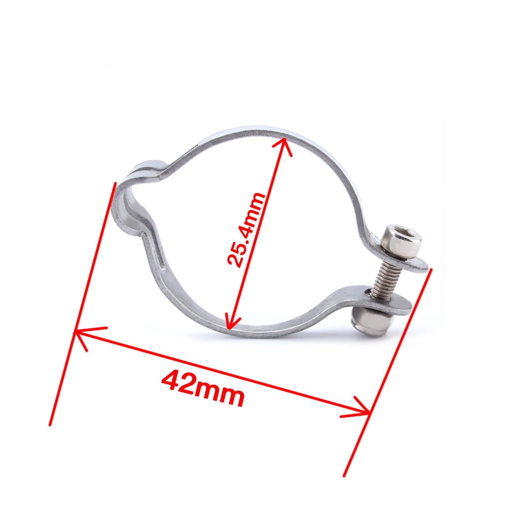 5pcs  Brake Cable Clamp Disc Brake  Clamp Brake Shifter Tube Clamp 25.4mm Vintage  Accessories