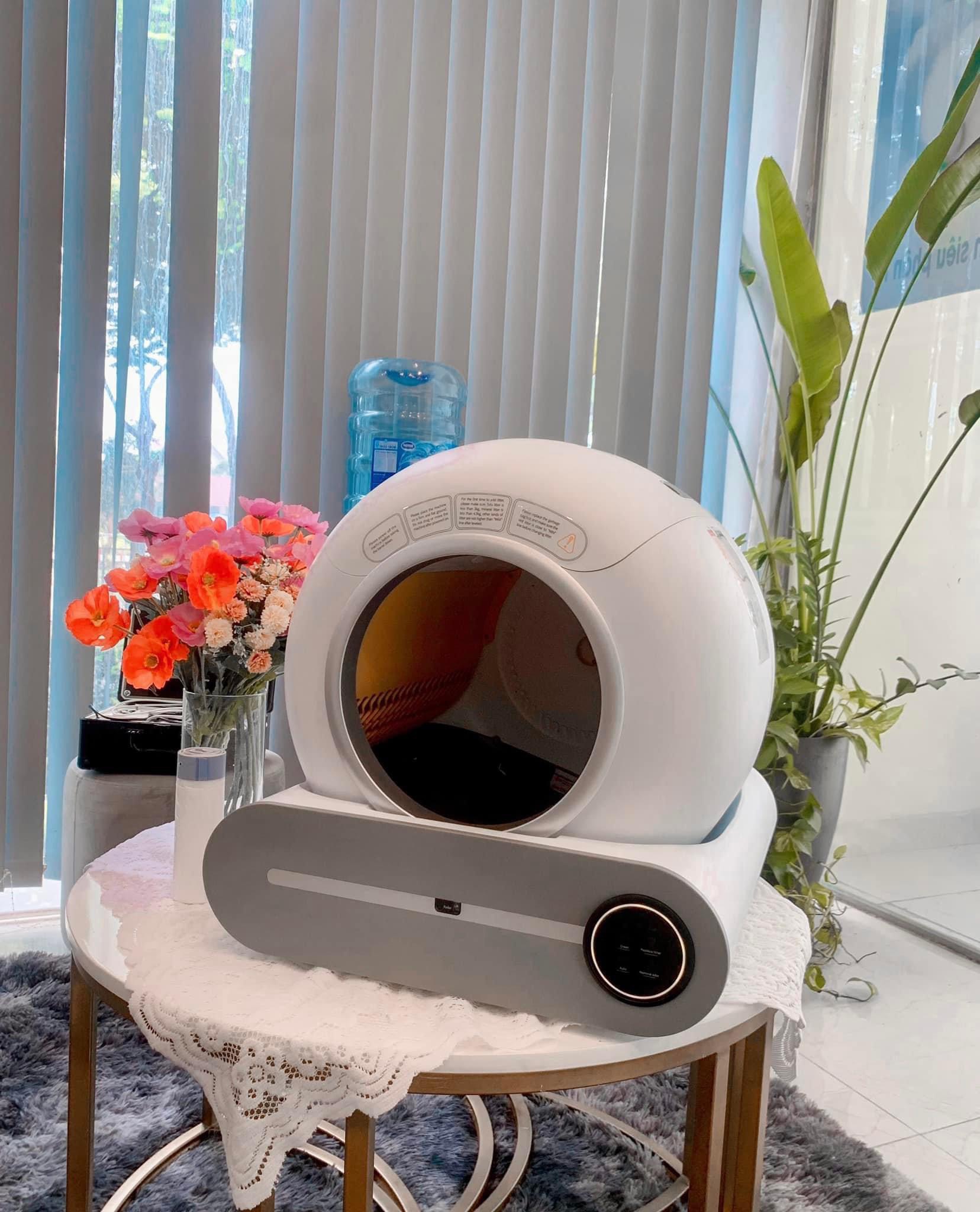 Máy dọn phân tự động Petwe Tipro cảm biến thông minh theo hành vi cho mèo PW0035