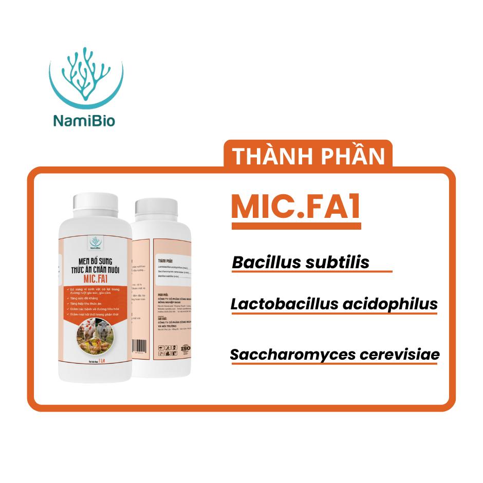 Men vi sinh bổ sung thức ăn chăn nuôi MIC.AT 1kg