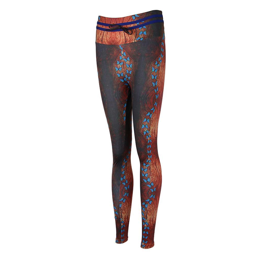 High Waist Workout Leggings For Women Lightweight Printed Tights Sport Pants