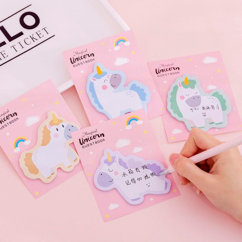 Note ghi chú , giấy nhớ Unicorn - nguồn sỉ