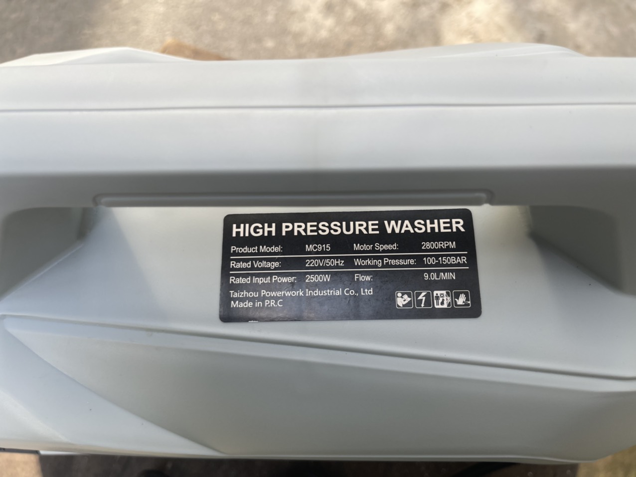 Máy Rửa Xe ABG MAX MC915 2200W Chỉnh Áp Lưu Lượng Lớn Áp Suất Cao Sử Dụng Trong Gia Đình Và Trong Công Nghiệp - Hàng Chính Hãng