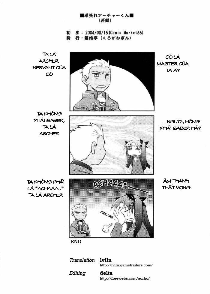 chén thánh: đêm định mệnh - doujinshi lovely days chapter 2 8