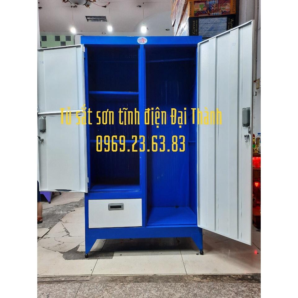 Tủ sắt đựng quần áo 1m6x90cm TADT24