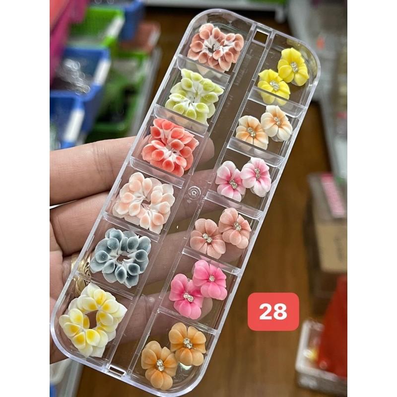 Sét hoa mix giá siêu rẻ” tặng kèm khay đựng”