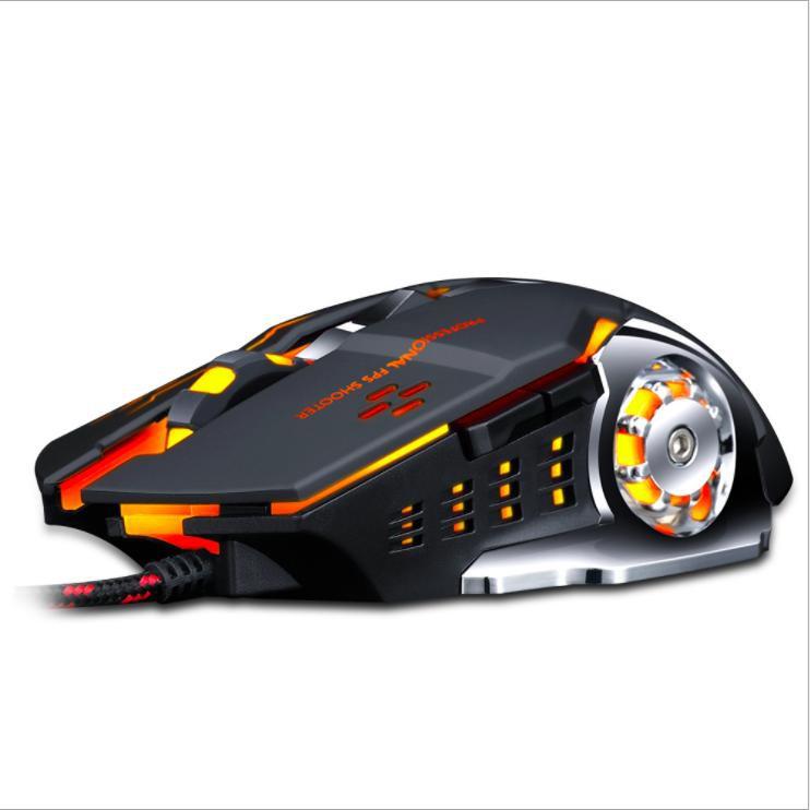 Chuột Gaming Dây  Mouse Có Dây Gaming T-Wolf V6 (BH 12 Tháng) SPTECH COMPUTER