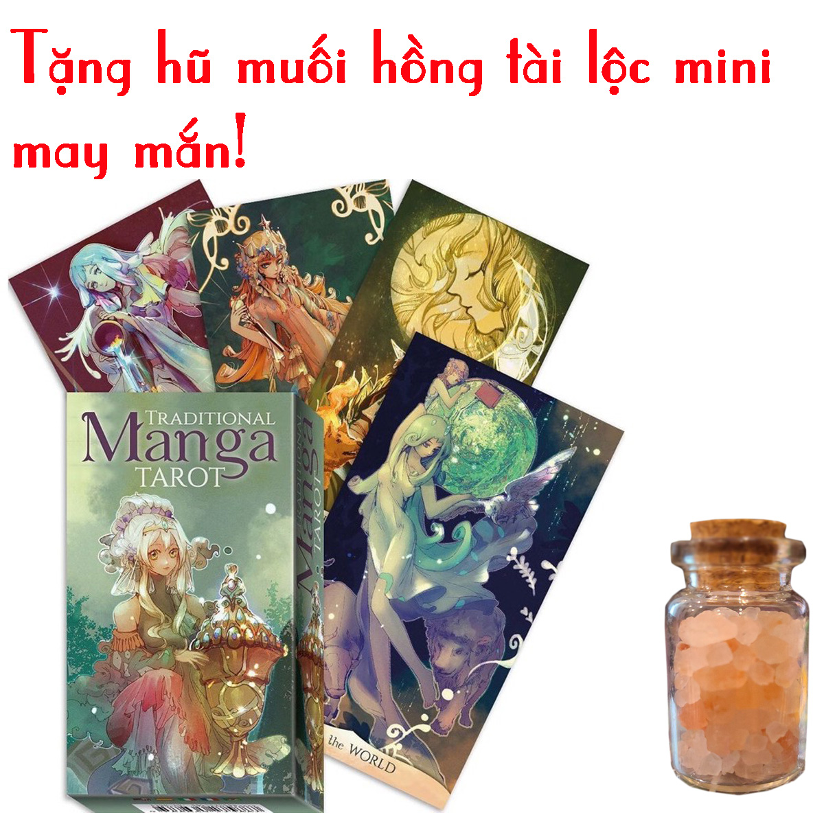 {Kèm quà tặng} Bộ bài tarot Traditional Manga Tarot bài bói