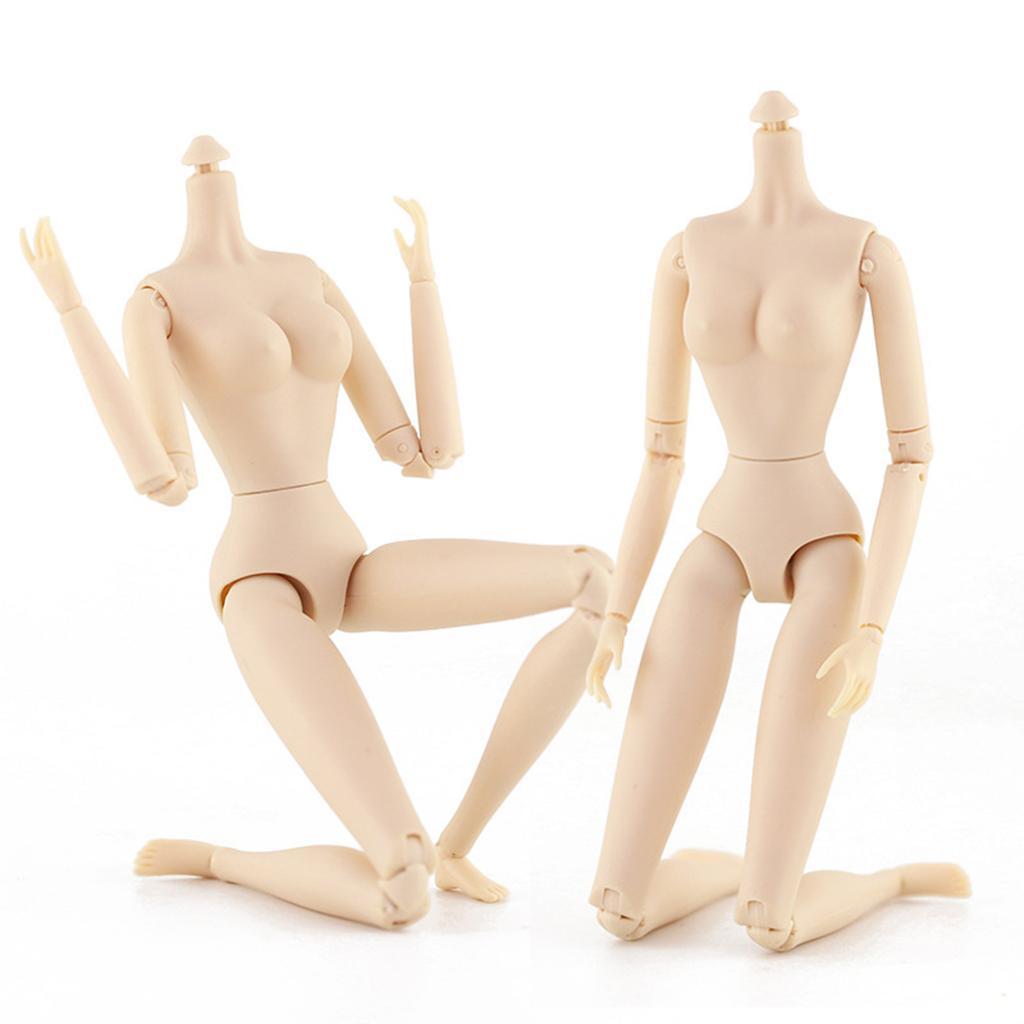 1/6 28 Jointed Girl Nude Doll Flexible Doll Hands for BJD Doll