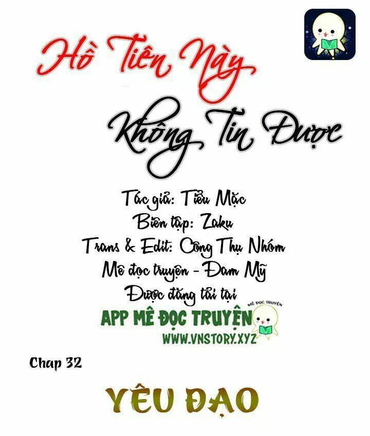 hồ tiên này không tin được chapter 32 2